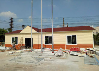 EPS پنل ساندویچ پانل PVC پوشش پانل فولاد خانه در مدرسه آسان جمع آوری