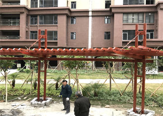 ساخت قاب فولادی حرفه ای برای باغبان Pergola Gazebo تاییدیه ایزو