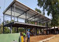ساخت پانل ساندویچ پانلی پشم شیشه ساختمان برای انعطاف پذیری بالای مدرسه